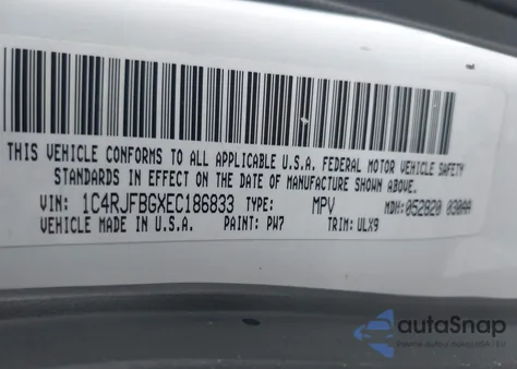 2014 Jeep Grand Cherokee Limited from USA, damaged, VIN 1C4RJFBGXEC186833